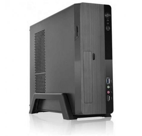 L-Link Magna Caja Micro y Mini ATX Slim - Fuente Alimentacion 500W - 1x HDD3,5 + 1x SDD2,5 + 1x HDD5.25 - 1x USB 2.0, 1x USB 3.0, Audio y Micro - Color Negro