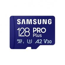 Samsung PRO Plus Tarjeta Micro SDXC 128GB UHS-I U3 A2 V30 Clase 10 con Adaptador SD