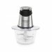 Orbegozo MC 4650 Picadora de Alimentos 500W - Recipiente de Cristal con Capacidad 1.2L - 4 Cuchillas de Acero Inoxidable y 2 Niveles de Potencia - Apta para Picar Hielo