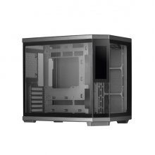 Mars Gaming MC-3TCORELCD Caja Torre ATX - Pantalla IPS de 7.2â? Personalizable - Triple Cristal Templado - Soporte para Refrigeracion Liquida hasta 360mm - 7 Ranuras de Expansion - 440x286x401mm - Color Negro