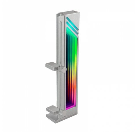 Mars Gaming MCA-GCB Soporte Tarjeta Grafica ARGB - Iluminacion ARGB Infinity Mirror - Base Magnetica Antideslizante - Compatibilidad Universal - Color Varios