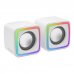 Mars Gaming MC-CUBE Minitorre Micro-ATX/Mini-ITX - Vidrio Templado Continuo Frontal y Lateral - Ventilador ARGB de 120mm - USB-C - USB 3.0 - Color Blanco