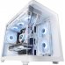 Mars Gaming MC-FUSIONM Minitorre Ultracompacta - Soporte MicroATX/Mini-ITX - Cristal Templado Curvo Continuo - Soporte para Refrigeracion Liquida - 5 Ranuras de Expansion - Color Blanco