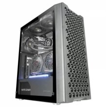 Mars Gaming MC-iPRO Caja Profesional - Cristal Templado - Flujo de Aire Superior - Compatible ATX - Gestion de Cableado - Conectividad Avanzada - Color Negro