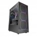 Mars Gaming MC-NEBULA Caja Torre ATX - Cristal Templado Lateral - 4 Ventiladores ARGB de 120mm - Malla Metalica Frontal - 443x350x196mm - Color Negro