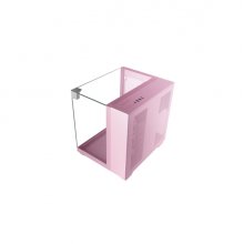 Mars Gaming MC-VISIONM Minitorre Ultracompacta - Soporte para Refrigeracion Liquida hasta 240mm - Triple Cristal Templado - Soporte MicroATX/Mini-ITX - 5 Ranuras de Expansion - 350x277x329mm - Color Rosa
