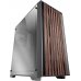 Mars Gaming MC-WOODC Caja Torre ATX - Ventilador FDB de 120mm - Panel de Cristal Cromado - Soporta Refrigeracion Liquida hasta 360mm - 7 Ranuras de Expansion - Acabado en Madera - Color Negro