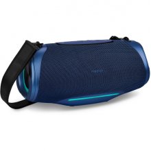 Medion Life P61762 L Altavoz 50W - Bluetooth 5.3 - Modo Broadcast - Resistente al Agua - Hasta 47 Horas de Autonomia - Iluminacion RGB - Color Azul