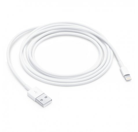 Apple Cable Lightning a USB-A - Longitud 2m - Color Blanco