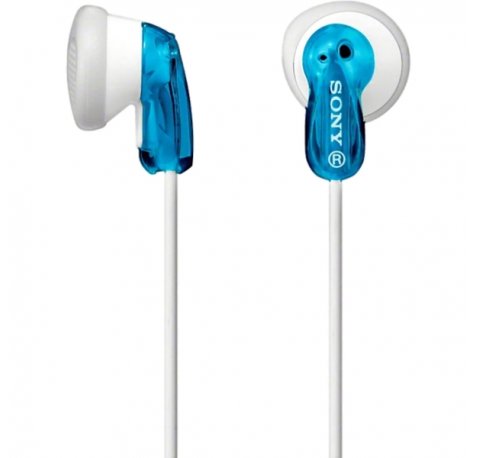 Sony MDR-E9LP Auiculares Inâ??Ear con Cable - Iman de Neodimio - Conexion Jack 3,5mm - Cable 1,2m - Color Azul