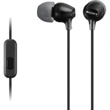Sony MDR-EX15AP Auiculares con Microfono Inâ??Ear con Cable - Iman de Neodimio - Conexion Jack 3,5mm - Cable 1,2m - Color Negro