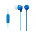 Sony MDR-EX15AP Auiculares con Microfono Inâ??Ear con Cable - Iman de Neodimio - Conexion Jack 3,5mm - Cable 1,2m - Color Azul