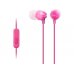 Sony MDR-EX15AP Auiculares con Microfono Inâ??Ear con Cable - Iman de Neodimio - Conexion Jack 3,5mm - Cable 1,2m - Color Rosa