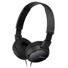 Sony MDR-ZX110B Auriculares con Microfono Integrado - Diadema Ajustable - Auriculares Giratorios - Color Negro
