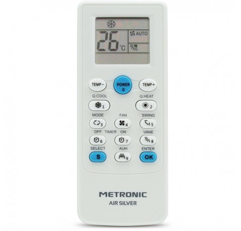 Metronic Mando a Distancia Universal Aire Acondicionado - Color Blanco
