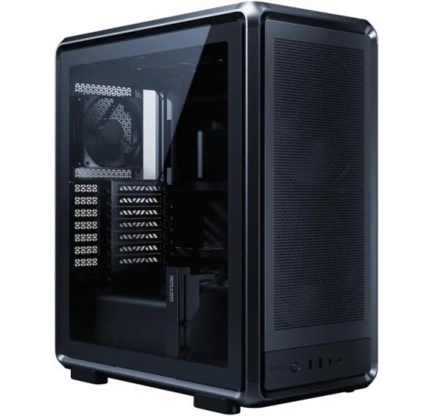 Cooler Master Masterframe 500 Caja Torre E-ATX - Ventana Lateral - Paneles Intercambiables - 2 Ventiladores de 200mm Frontales - Rejilla Metal-Mesh - 654x580x376mm - Color Negro
