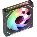 Mars Gaming MF-LINKFINITY Ventilador Modular PWM - Iluminacion Infinity Mirror 360° - Conexion Modular LINKFINITY - Control PWM - Instalacion Sencilla - Color Negro