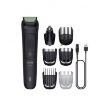 Philips Recortadora 7 en 1 Inalambrica - Mantenimiento sin Aceite - Cuchillas Autoafilables - Incluye Accesorios - Recargable - Acero Inoxidable - Incluye Peines Guia - Color Negro y Verde Philips Recortadora 7 en 1 Inalambrica - Mantenimiento sin Aceite - Cuchillas Autoafilables - Incluye Accesorios - Recargable - Acero Inoxidable - Incluye Peines Guia - Color Negro y Verde