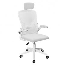 Mars Gaming MGC-ERGOPLUS Silla de Oficina Ergonomica - Reposacabezas, Soporte Lumbar y Reposabrazos Ajustable - Malla Transpirable - Asiento de Espuma - 600x620x1250mm - Color Blanco