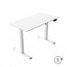 Mars Gaming MGD-ERGOPRO Mesa Gaming Motorizada - Altura Regulable hasta 118cm - Soportes Auriculares y Bebidas - Gestion de Cables - Estructura Acero - 110x60x1.5cm - Acabado en Fibra de Carbono - Color Blanco