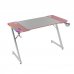 Mars Gaming MGD-X120RGB Mesa Gaming - Iluminacion ARGB con Mando - Soportes Auriculares y Bebidas - Alfombrilla XXL - Estructura Acero - 120x60x1.5cm - Acabado en Fibra de Carbono - Color Blanco y Rosa