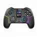 Mars Gaming MGP-V3 Controlador Inalambrico - Bluetooth - Autonomia hasta 9h - Jack 3.5mm - Luz RGB - 1000mAh - Cable USB-C de 1m - Pantalla LCD - Goma Antideslizante - 157x108x56mm - Color Negro