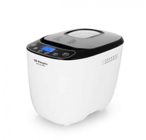 Orbegozo MHP 3500 Panificadora Automatica - Haz Pan Casero Facil y Rapido - Potencia 550W - 12 Programas de Coccion - Tamaño de Pan de 0.7kg a 1kg - Temporizador de 13 Horas