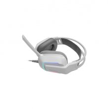 Mars Gaming MH-STRIKE Auriculares Gaming - Cable de 190cm - Almohadillas Air Transpirables - Controles Integrados - Microfono Plegable - Iluminacion FRGB - 85x195x210mm - Color Blanco