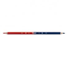 Milan Lapices Bicolor - Triangulares - Color Rojo y Azul (12 uds)