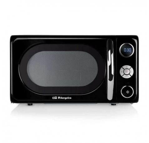 Orbegozo MIG 2044 Microondas Multifuncion Retro - Potencia 1000W - Grill 900W - Capacidad 20L - 10 Niveles de Potencia - Temporizador Digital - Diseño Vintage Años 60