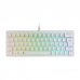 Mars Gaming MKMINIPRO Teclado Compacto Hibrido H-Mech - Switch SKN Azul - Disposicion Portuguesa QWERTY PT - Iluminacion RGB Chroma - 300x114x42mm - Color Blanco