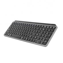 Mars Gaming MK-SILENKEYS Teclado Completo Inalambrico - Bluetooth - Disposicion Francesa AZERTY FR - 720mAh - Teclas Silenciosas de Perfil Bajo - Accesos Directos - 384x132x24mm - Color Negro