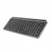 Mars Gaming MK-SILENKEYS Teclado Completo Inalambrico - Bluetooth - Disposicion Francesa AZERTY FR - 720mAh - Teclas Silenciosas de Perfil Bajo - Accesos Directos - 384x132x24mm - Color Negro