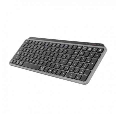 Mars Gaming MK-SILENKEYS Teclado Completo Inalambrico - Bluetooth - Disposicion Inglesa QWERTY US - 720mAh - Teclas Silenciosas de Perfil Bajo - Accesos Directos - 384x132x24mm - Color Negro