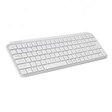 Mars Gaming MK-SILENKEYS Teclado Completo Inalambrico - Bluetooth - Disposicion Francesa AZERTY FR - 720mAh - Teclas Silenciosas de Perfil Bajo - Accesos Directos - 384x132x24mm - Color Blanco