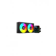 Mars Gaming ML-LCDPRO240 Kit de Refrigeracion Liquida - Potencia 500W - Pantalla LCD 2.8" - Bomba Opti-Chamber - Iluminacion ARGB - Color Negro