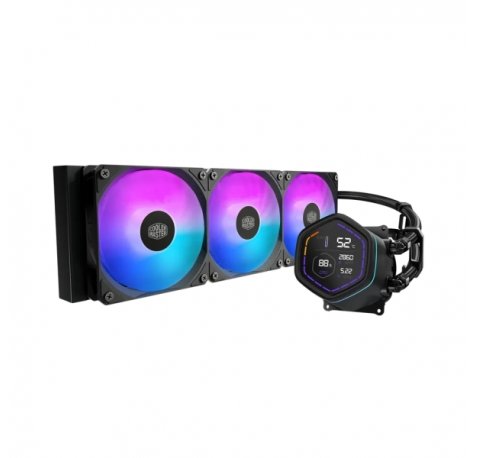 Cooler Master Masterliquid Core Nex Digital 360 ARGB Kit de Refrigeracion Liquida - Pantalla LED Digital 2,1" - Color Negro