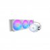 Cooler Master Masterliquid 360 Atmos II LCD ARGB Kit de Refrigeracion Liquida - Ventiladores Preinstalados - Dual Chamber - Pantalla de 2.1" - Color Blanco