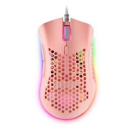 Mars Gaming MMEX Raton Gaming USB 32000dpi - Carcasa de Panel Perforado - 7 Botones Programables - Iluminacion RGB Chroma - Uso Diestro - Cable de 1.70m