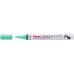Pentel Paint Marker Marcador de Pintura - Punta Media 4.5mm - Permanente en todas las Superficies - Resistente a Luz y Agua - Cuerpo de Aluminio - Color Verde Perla (12 uds)