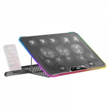 Mars Gaming MNBC13 Base de Refrigeracion - 13 Ventiladores Ultrasilenciosos - Iluminacion RGB Personalizable - Pantalla LCD - 2 Puertos USB - Color Negro Mars Gaming MNBC13 Base de Refrigeracion - 13 Ventiladores Ultrasilenciosos - Iluminacion RGB Personalizable - Pantalla LCD - 2 Puertos USB - Color Negro