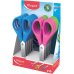 Maped Essentials Zurdos Tijera Escolar Punta Redonda 13cm - Hojas de Acero Inoxidable - Mango de Plastico Simetrico - Colores Surtidos (10 uds)