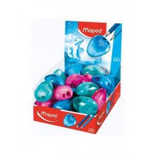 Maped I-Gloo Sacapuntas con Deposito de Gran Capacidad - 1 Agujero - Forma Ergonomica - Colores Surtidos - Caja Expositora de 30 uds. Maped I-Gloo Sacapuntas con Deposito de Gran Capacidad - 1 Agujero - Forma Ergonomica - Colores Surtidos - Caja Expositora de 30 uds.