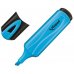 Maped Peps Classic Marcador Fluorescente - Punta Biselada - Trazo de 1 a 5mm - Ideal para Subrayar y Resaltar - Color Azul (12 uds)