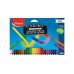 Maped Color`Peps Infinity Pack de 24 Lapices de Colores de Larga Duracion - Hecho Totalmente de Mina - Colores Surtidos