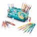 Maped Jungle Fever Bebes Estuche de Tela con 12 Lapices de Colores Jumbo Jungle Fever (A partir de 2 años) y 12 Rotuladores de Colores Jumbo Jungle Fever (A partir de 1 año)