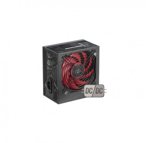 Mars Gaming MPIII550P Fuente de Alimentacion ATX de 550W - Ventilador de 12cm - Silencioso con Tecnologia AI-RPM - 14dB - Color Negro