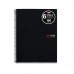 Miquel Rius Notebook6 Cuaderno de Espiral Formato A4 - 150 Hojas de 70gr Microperforadas con 2 Taladros - Cubiertas de Polipropileno - Cuadricula 5x5 - Color Negro