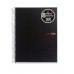 Miquel Rius Notebook8 Cuaderno de Espiral Formato A5 - 200 Hojas de 70 gr Microperforadas con 4 Taladros - Cubiertas de Polipropileno - Cuadricula 5x5 - Color Negro