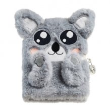 Miquel Rius Back2Fun Diario Secreto Peluche Koala - 80 Hojas Rayadas de Papel 80gr - Cierre con Llave